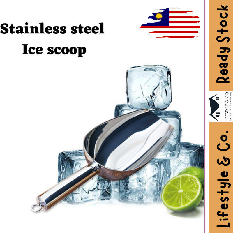 Stainless steel Ice cube scoop Ice Scoop Candy Scoopers Spice Large