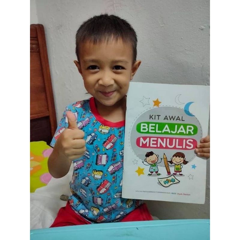 Buku Kit Awal Belajar Menulis Buku Kanak Kanak 2 3 4 Tahun Belajar