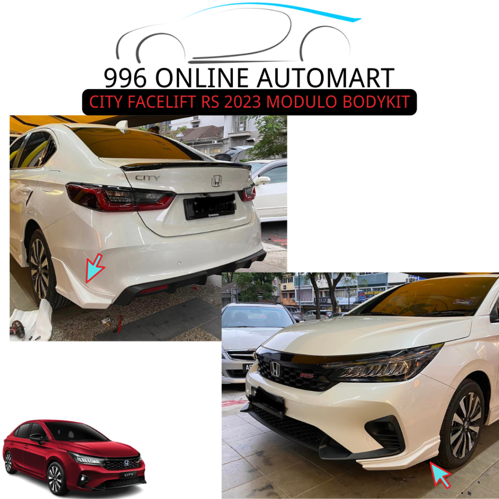 HONDA CITY 2023 FACELIFT RS SPEC MODULO BODYKIT (PP MATERIAL) RS