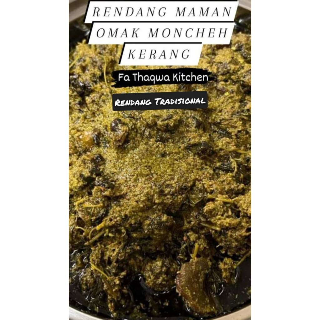 ANEKA LAUK OMAK MONCHEH (RENDANG MAMAN, SAMBAL SOTONG, DAGING MASAK ...