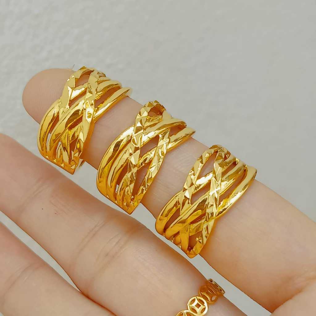 Cincin shop gold plated