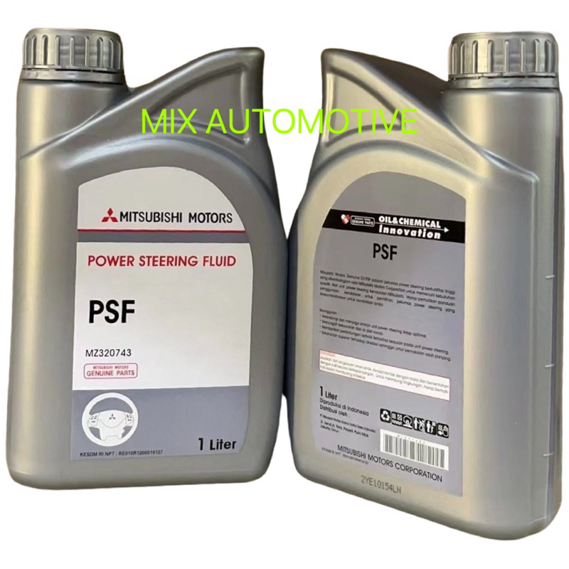 ORIGINAL MITSUBISHI GENUINE POWER STEERING (PSF) FLUID 1LITER (RED ...
