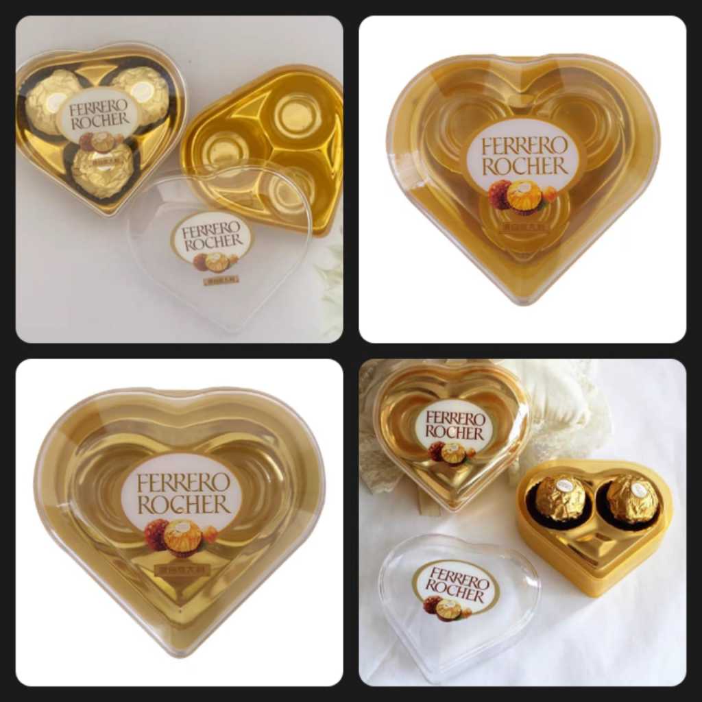 FERRERO ROCHER Acrylic Holder COKLAT Chocolate Plastic Box Case LOVE