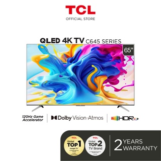 TCL 65 inch QLED C645 UHD Smart 4K TV
