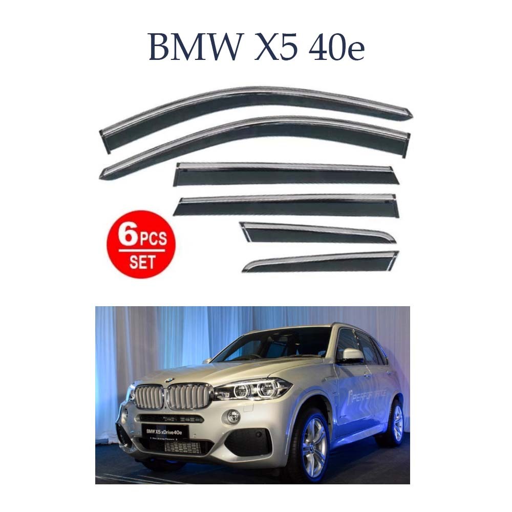 BMW X5 (F15) Door Visor /Air Press / Window Injection / Stainless Steel