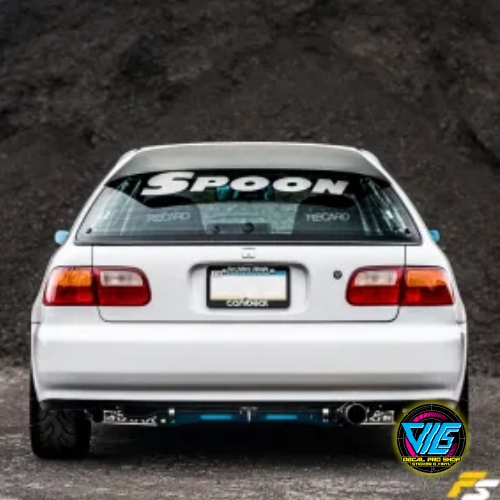 Spoon Team (Original Size) Windscreen Sticker / Decal EG EK GD GE GK ...