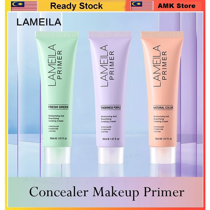 Makeup Primer Lameila Isolation Cream Base Concealer Foundation Green