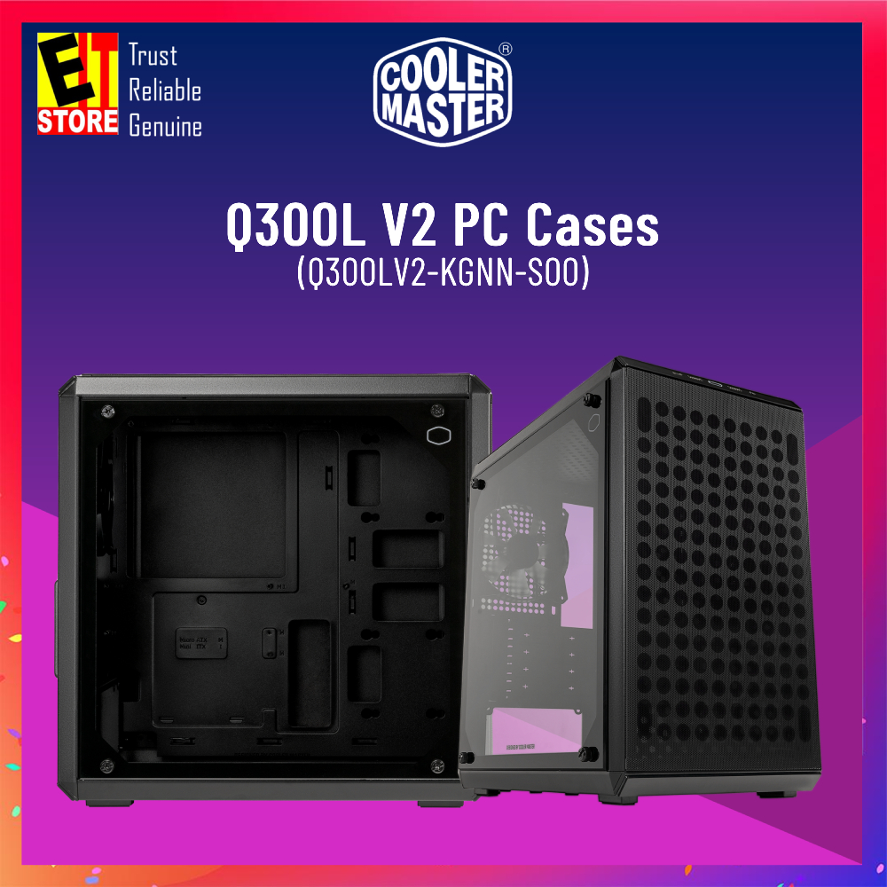 COOLER MASTER Q300L V2VPC CASE (Q300LV2KGNNS00) Shopee Malaysia