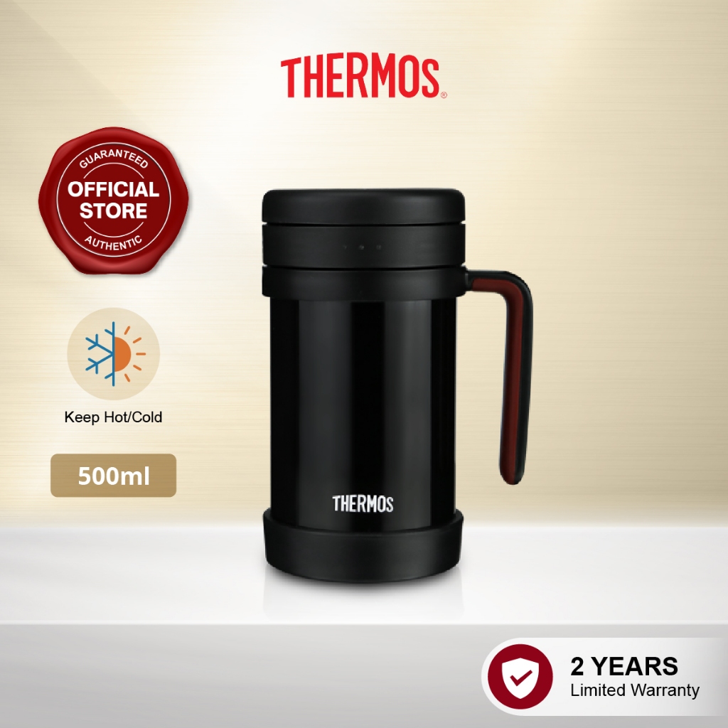 Thermos Brand Vacuum Insulated 500mL Tea/Coffee Mug JMF 500 (Blue)