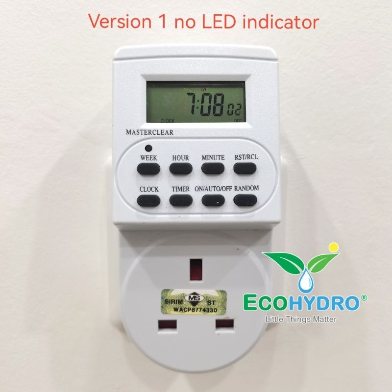 SiRiM Approved! NEW Digital Timer Sum 13A 24 Hours Programmable to 1