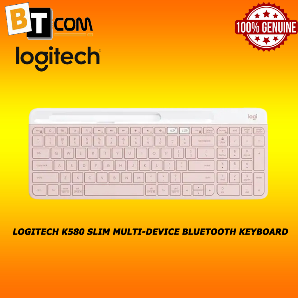 Logitech K580 Slim Multi-Device Bluetooth Keyboard 920-009210, 920 ...
