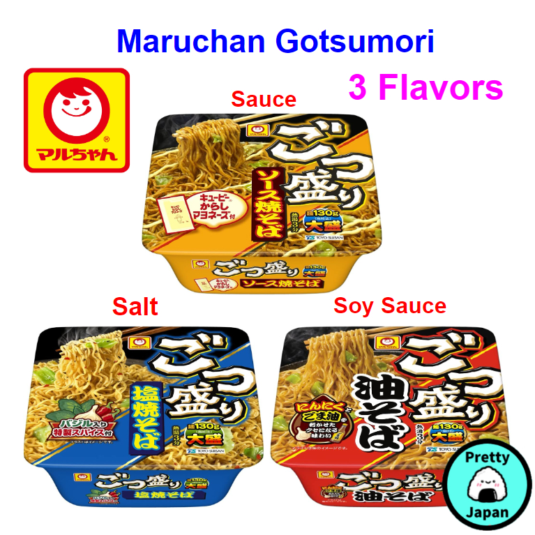 Maruchan Gotsumori Yakisoba Toyo Suisan Sauce / Salt / Soy sauce