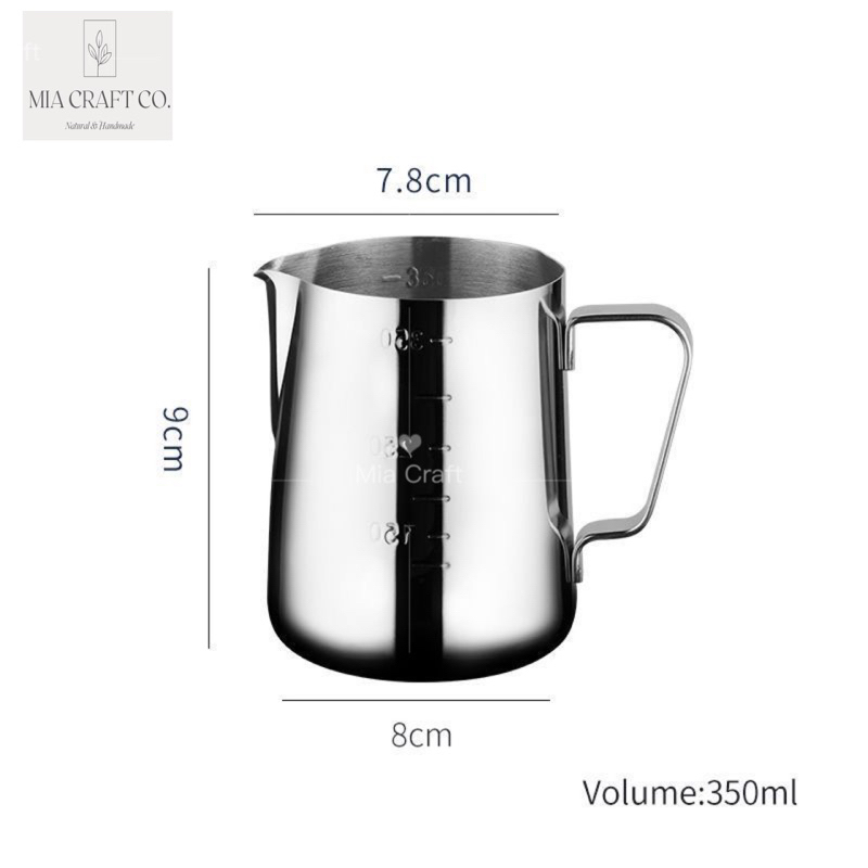 MHW-3BOMBER Milk Pitcher Espresso Steaming Frothing 12oz/350ml