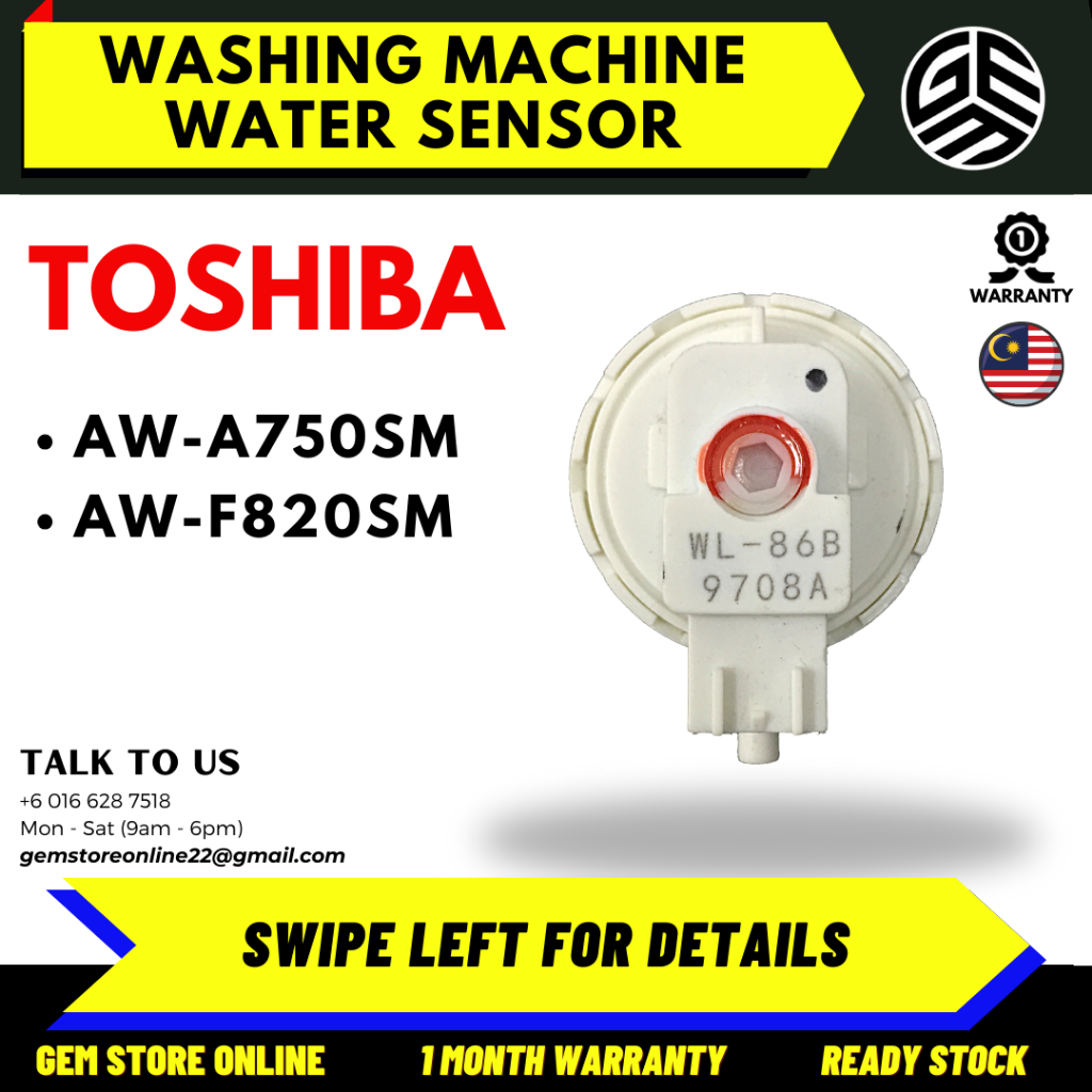(WL-86B) AW-F820SM / AW-A750SM TOSHIBA Washing Machine Water Level ...