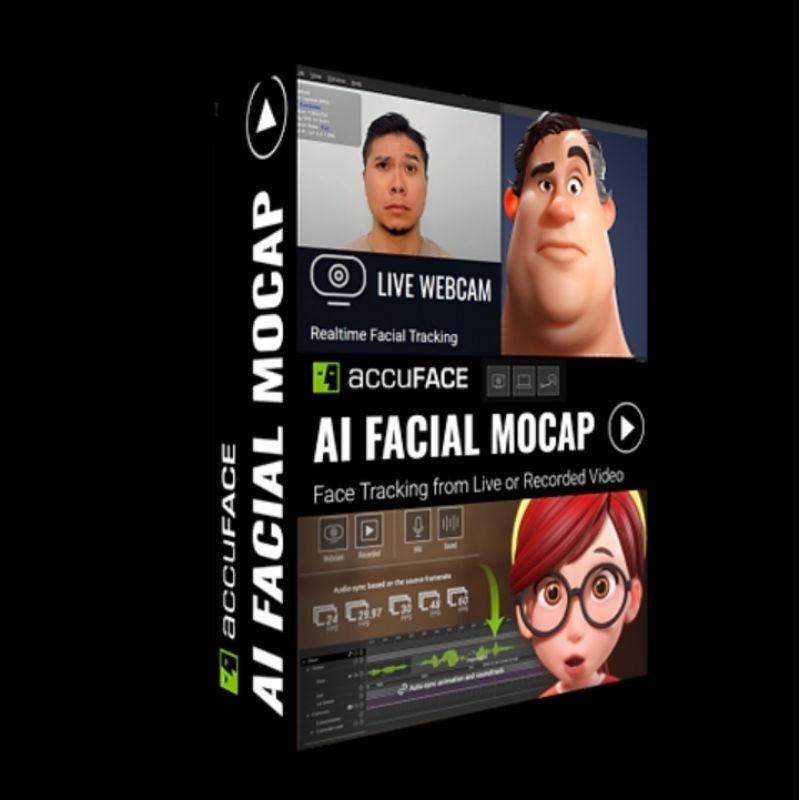 [Reallusion Plugin] AccuFACE plugin for iClone 8.33 (NEW) | Shopee Malaysia