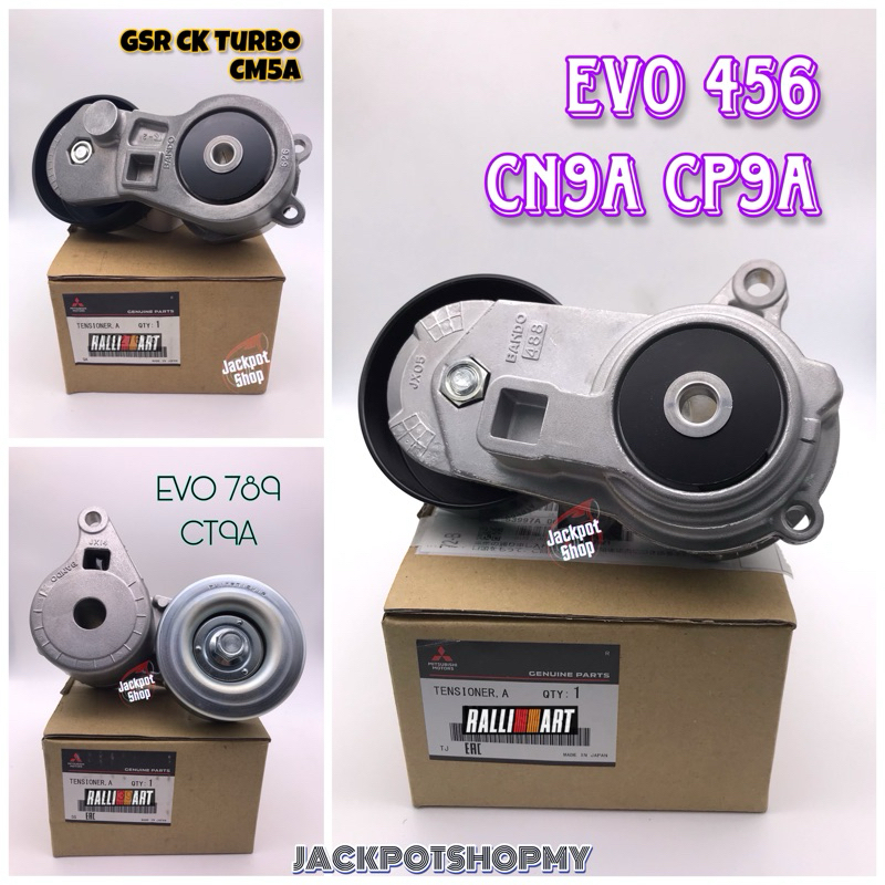 New Original 🇯🇵 TENSIONER BELT Alternator Belt Mitsubishi Lancer Evo4 Evo5 Evo7 Evo8 Evo9 GSRCK