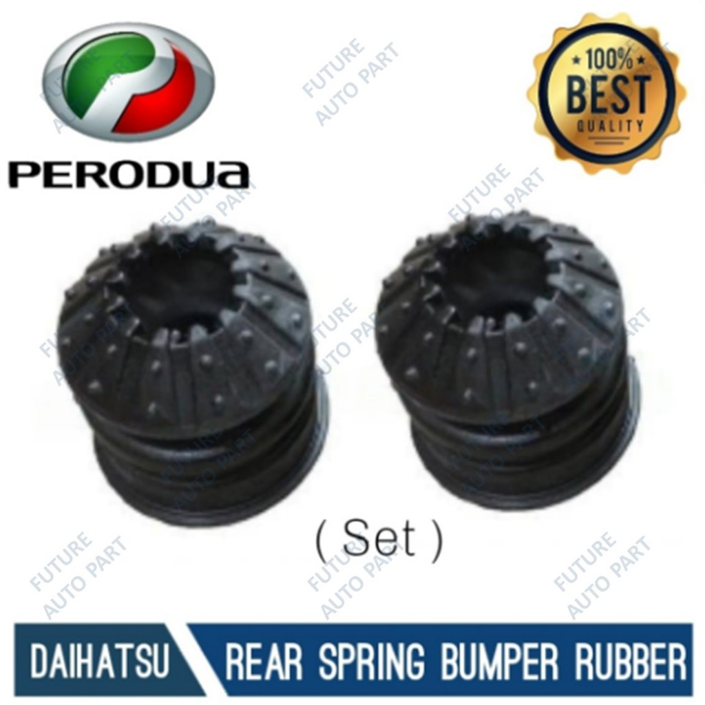 REAR SPRING BUMPER RUBBER SET FOR PERODUA MYVI 2005 / VIVA [FUTURE ...