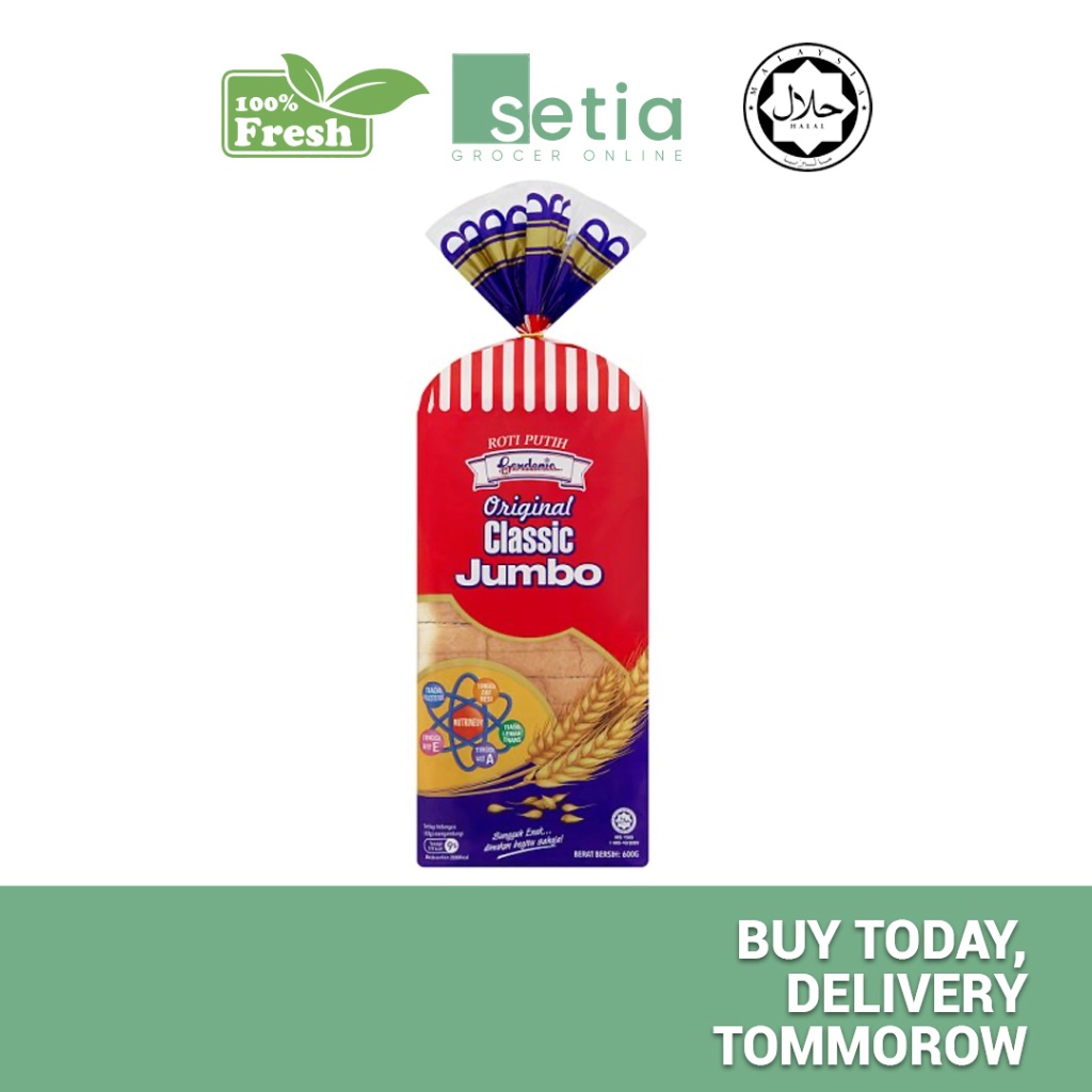 Gardenia Original Classic Jumbo 600g Shopee Malaysia