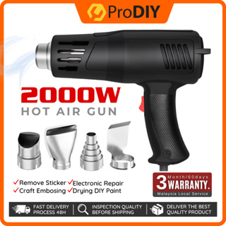 NEX Mini Hot Air Gun 110V Heat Shrink Gun for Paint Drying Craft  Electronics DIY