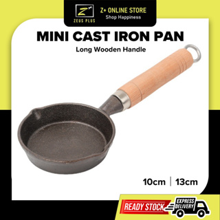 Cast Iron Mini Egg Frying Pan Non-stick 10cm Small Hot Oil Pot For