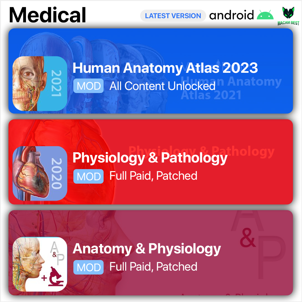 Human Anatomy Atlas 2024 Physiology & Pathology Anatomy