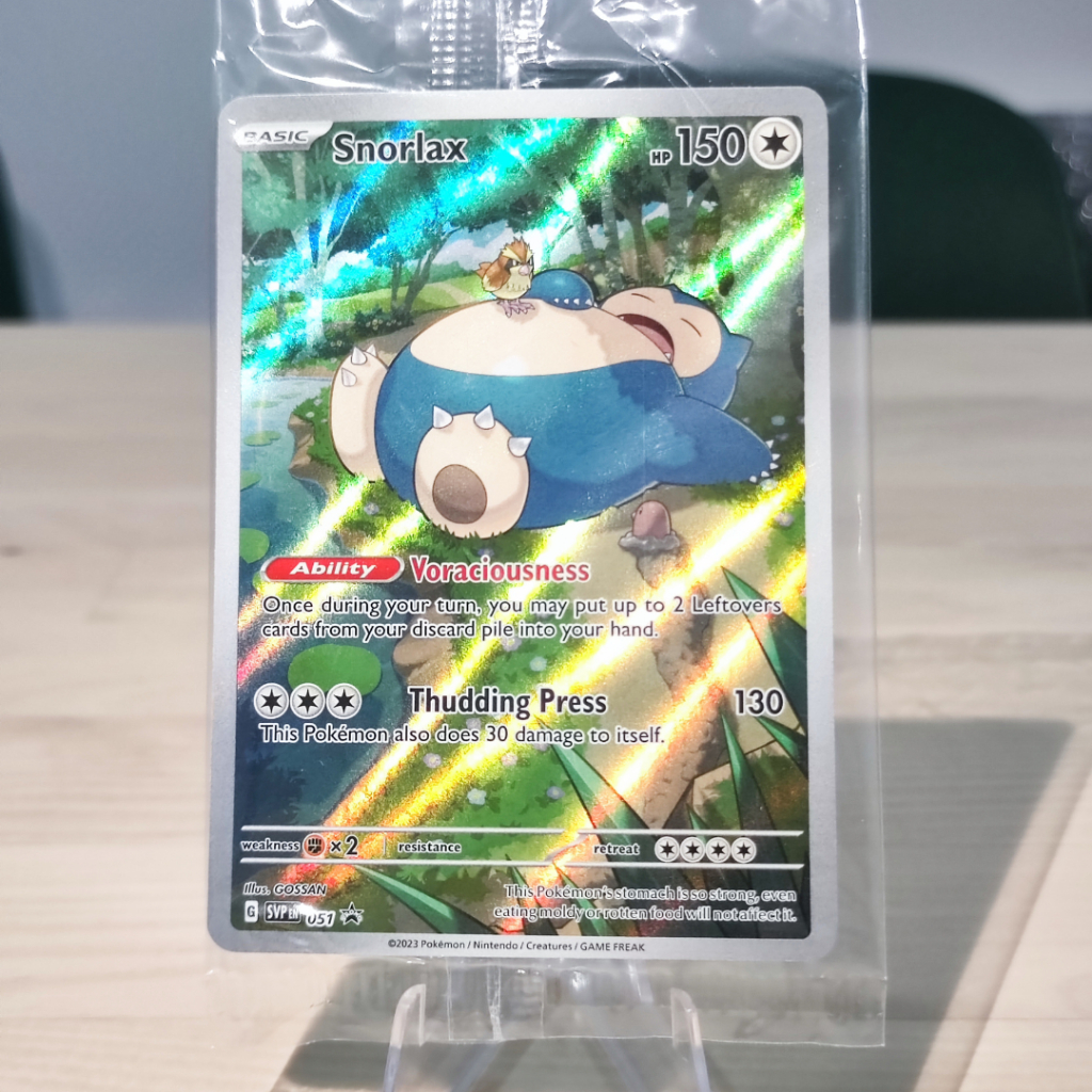 Snorlax (SVP051) [Scarlet & Violet: Black Star Promos] | Shopee Malaysia