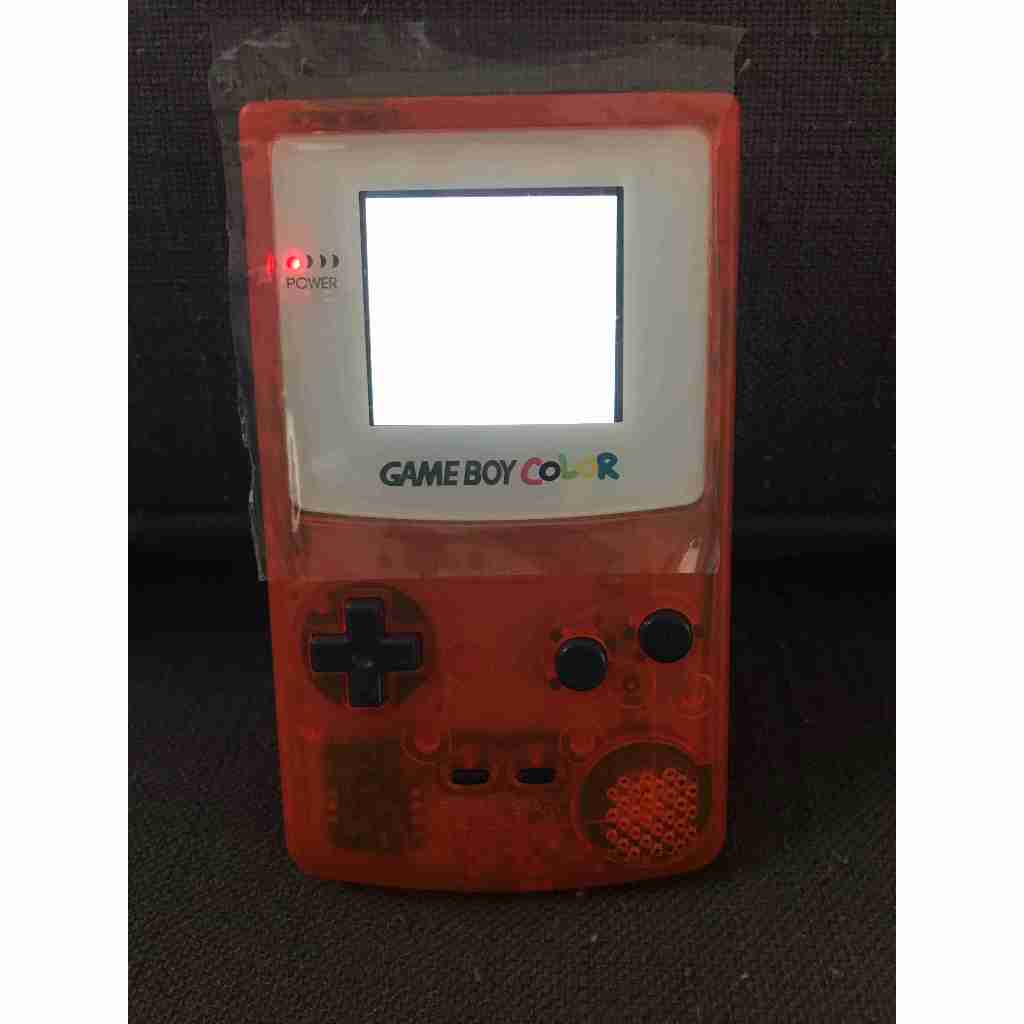 Nintendo Gameboy Color on sale (red/orange) backlit