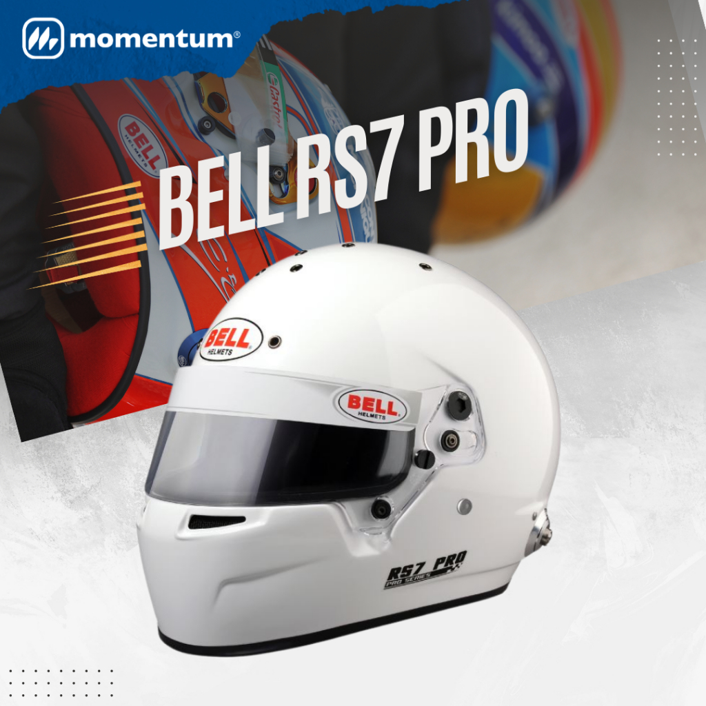 BELL HELMETS RS7 WHITE SA2020/FIA8859 (HANS) Shopee Malaysia