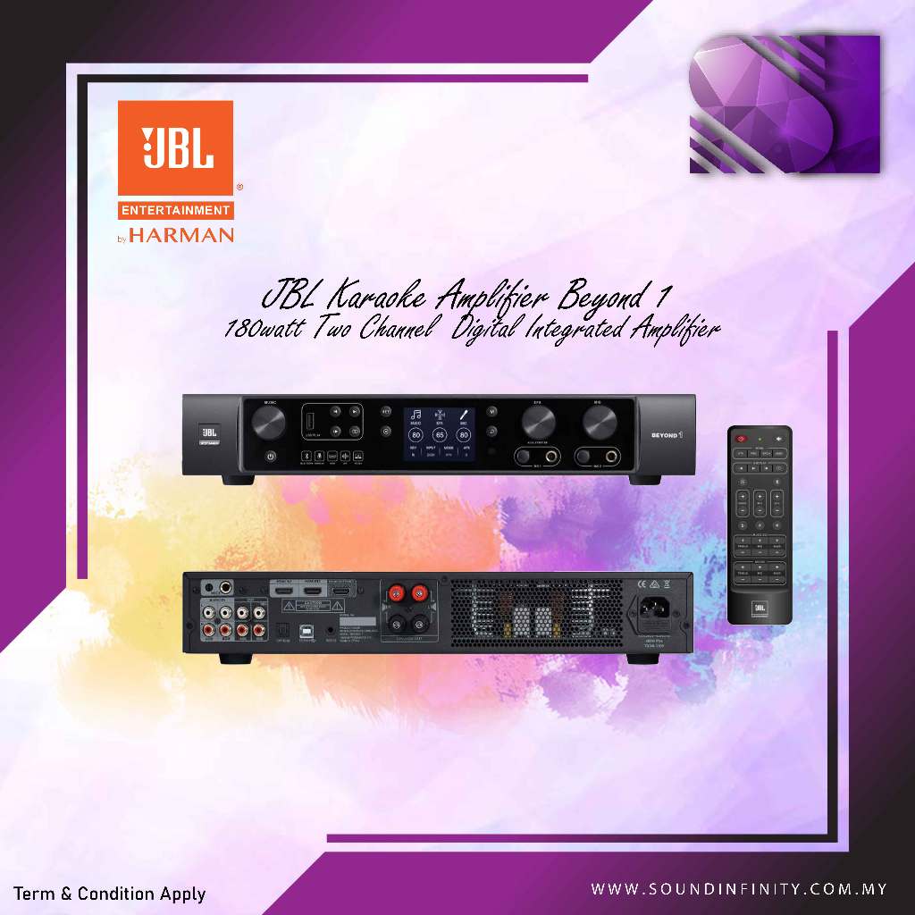 JBL BEYOND1 & BEYOND 3 Digital Karaoke Amplifier ( 180w/360w ) Shopee