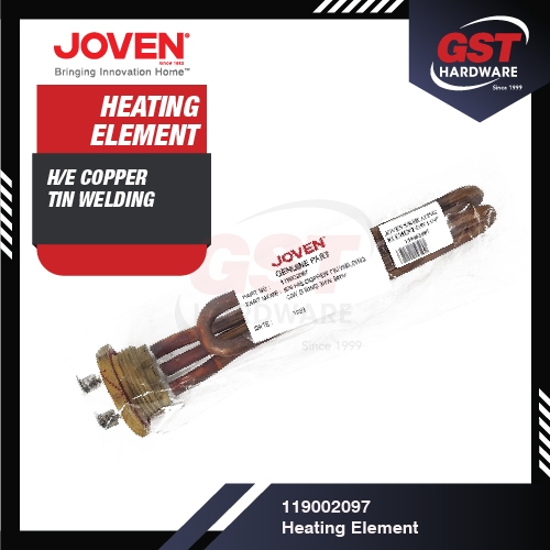 Genuine Joven Heating Element for Water Storage Tank H/E Copper Welding