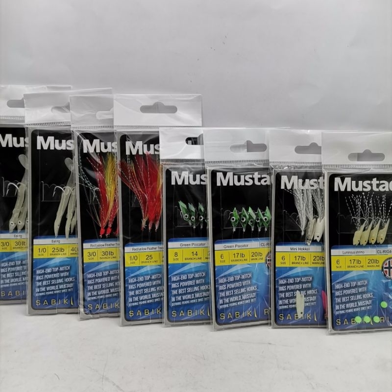 MUSTAD SABIKI RIGS (APOLLO) | Shopee Malaysia