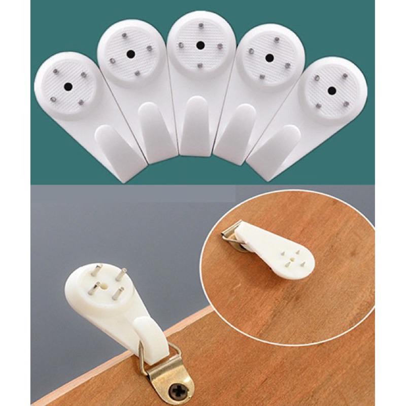 【readystock现货】无痕钉免打孔挂钩 Strong Traceless Nail Hook Nails Wall Hook Mount