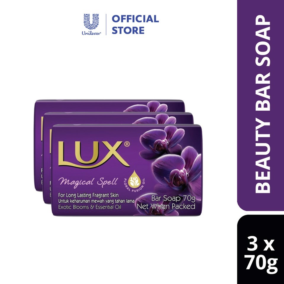Lux Magical Spell Beauty Bar Soap (3 x 70g) Shopee Malaysia