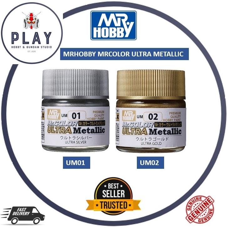 Mr.Hobby Mr Color 10ml Ultra Metallic Silver - Gold | Shopee Malaysia