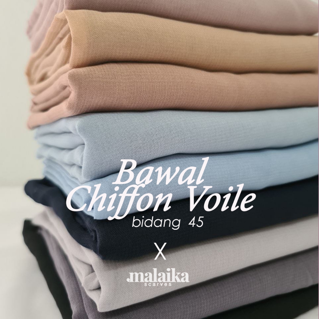 BAWAL CHIFFON VOILE B45 | Shopee Malaysia