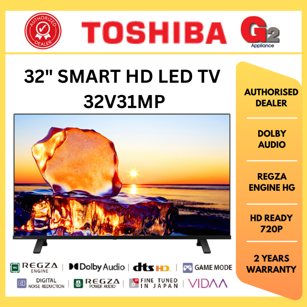 Televisión LED Toshiba 32L1400UM, 32, 720p, 60Hz, HD, USB, HDMI