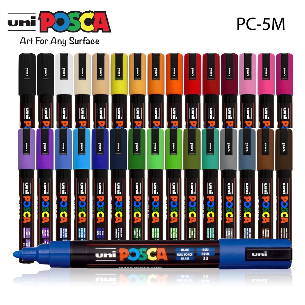 UNI Posca Water Based Paint Marker PC-5M | Shopee Malaysia