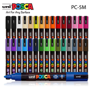 UNI POSCA Marker Pen Set,Acrylic Plumones Rotuladores  PC-1M,3M,5M,8K,17K,7/8/15 Colors POP Poster Pen/Graffiti Advertisement Art
