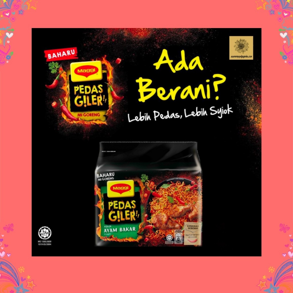 [NO STOCK] Maggi Pedas Giler Perisa Ayam Bakar (76g x 5 Packs) | Shopee ...