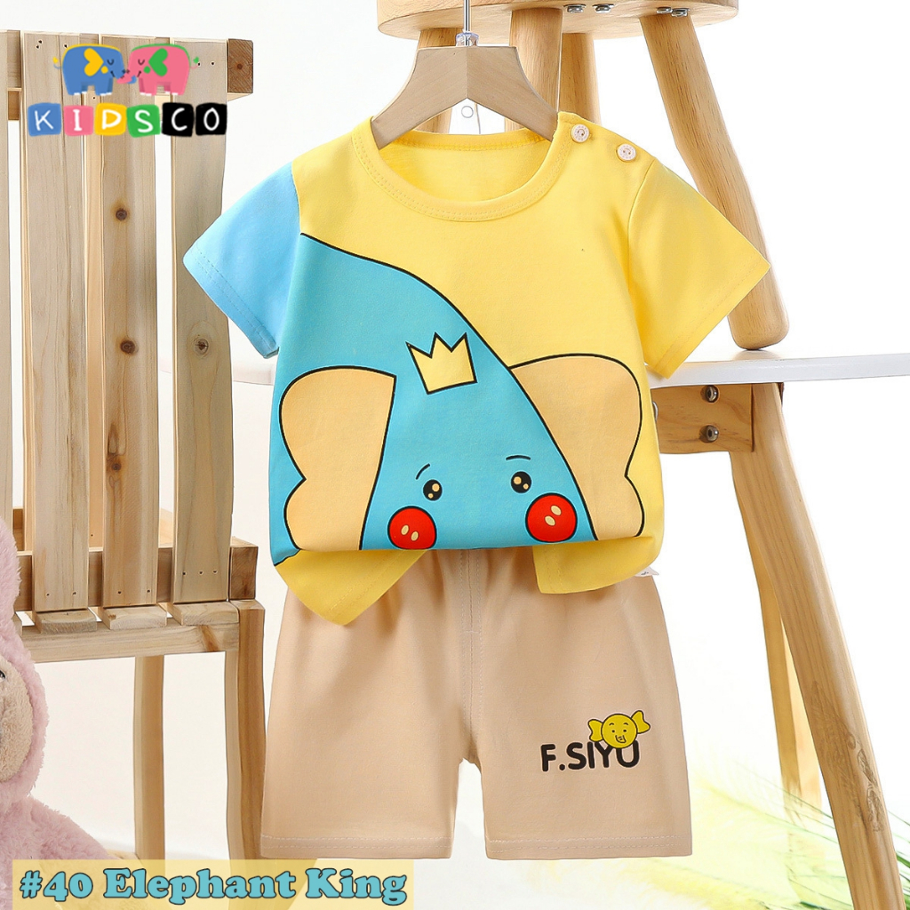 Baju Budak Bayi Set ShortSleeve Clothes Cartoon Tee Baju Kanak Boys ...