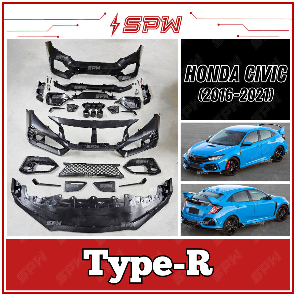 Honda Civic FC (20162021) TypeR FK7 Bodykit Front Bumper Rear Bumper