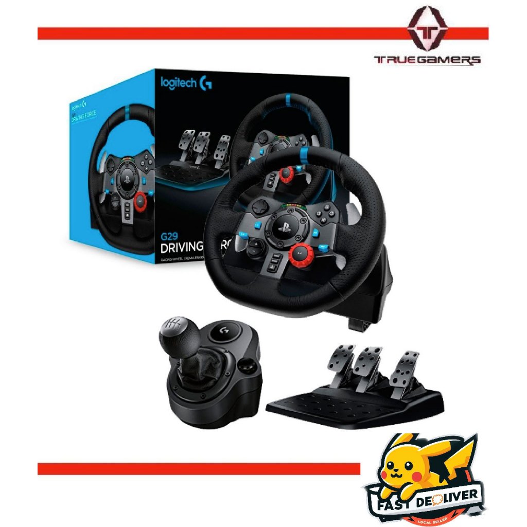 G29 / G923 Gaming Racing Steering Wheel + Pedal + Drive Force Shifter