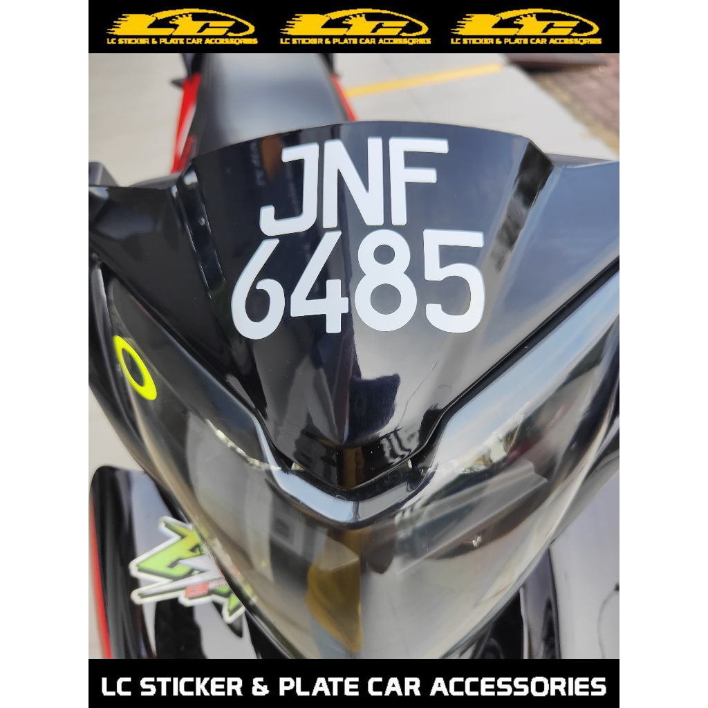 Sticker No Plate Motorcycle LC | Shopee Malaysia