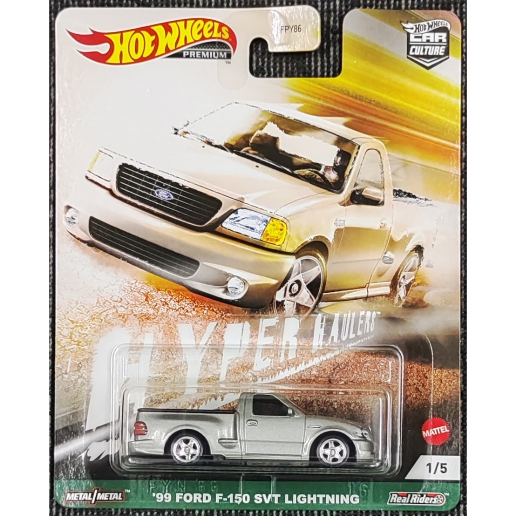 Hot Wheels Premium 99 Ford F 150 Svt Lightning [1999 Hyper Haulers Fast And Furious Motor City