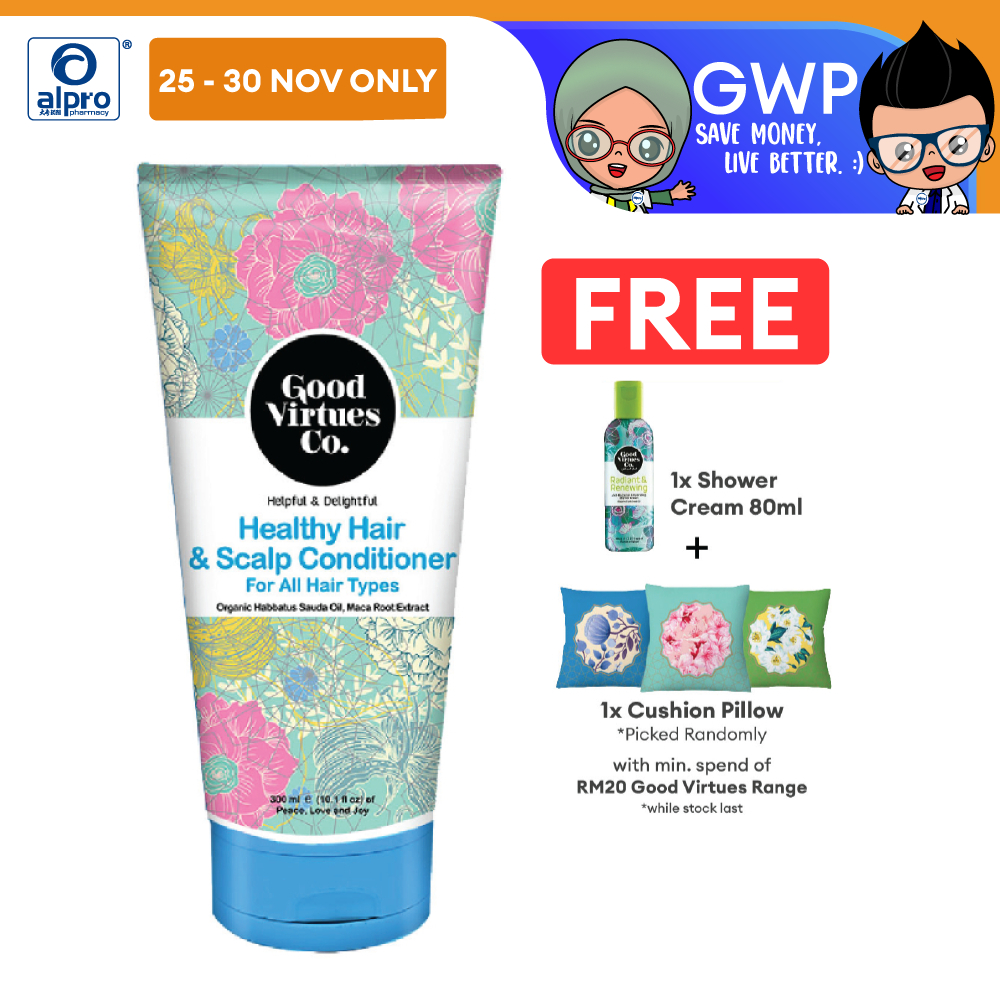 Good Virtues Co. Hair Conditioner (300ml) Shopee Malaysia