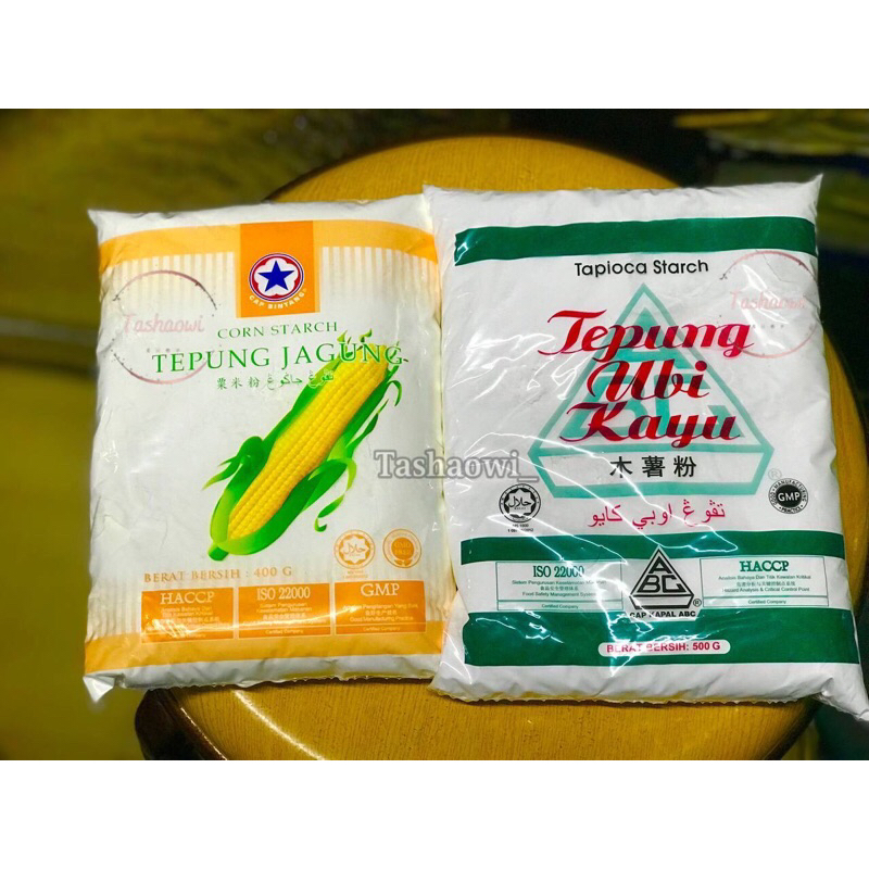 🔥 Ready Stock 🔥 Tepung Jagung Cap Bintang 400g 🔥 Tepung Ubi Kayu 500g 🔥