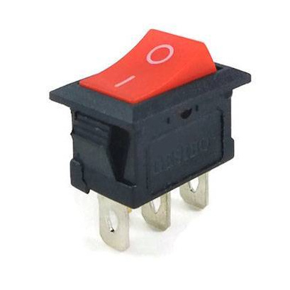 Square Rocker Toggle On Off Switch 12V DC / 6A 250V / 10A 125V Mini ...