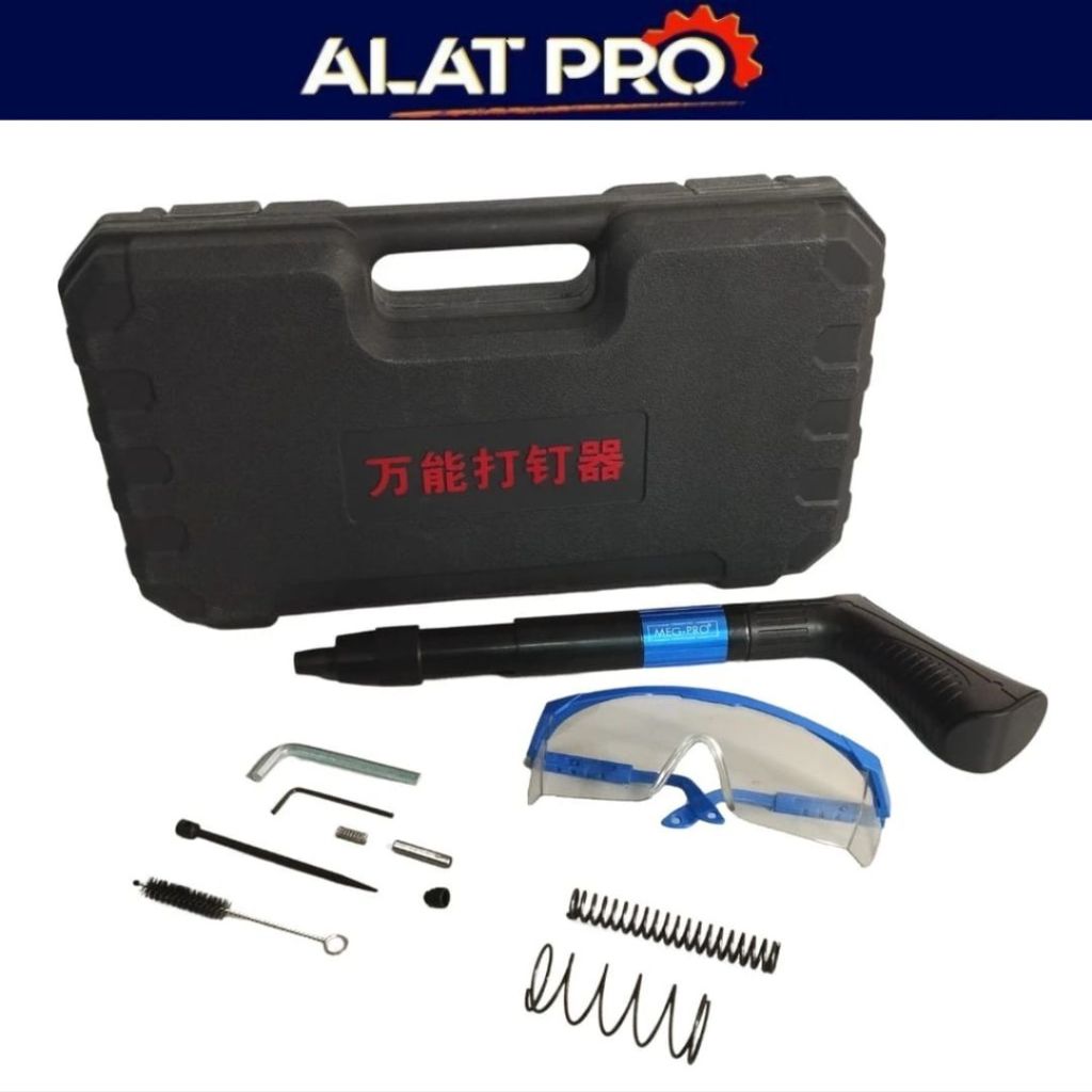MEGPRO 7.3mm Nail Gun Steel Nail Concrete Tufting Puncher Nailer - 6 ...