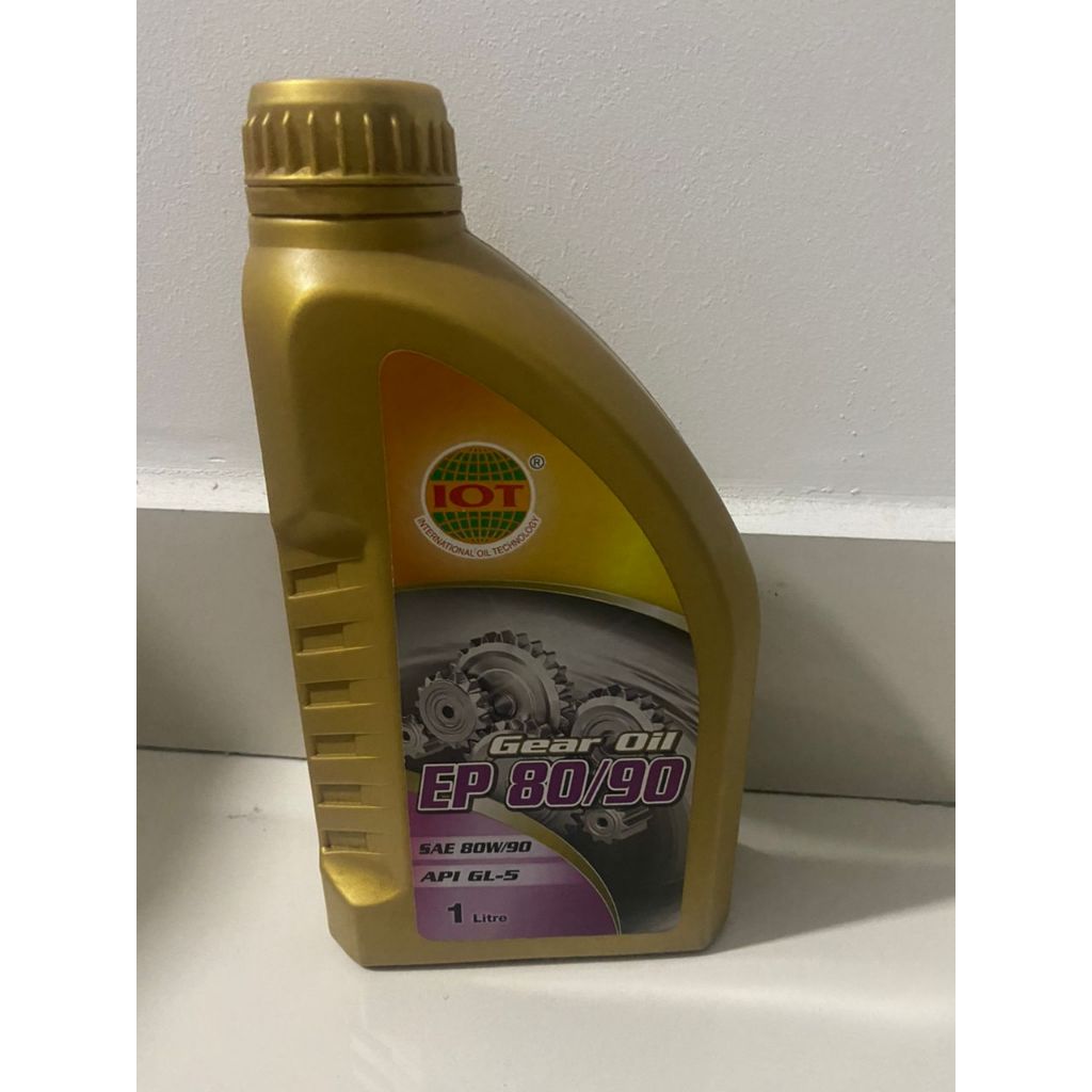 IOT EP 80/90 SAE 80W90 API GL5 manual gear oil (1 liter) for Proton
