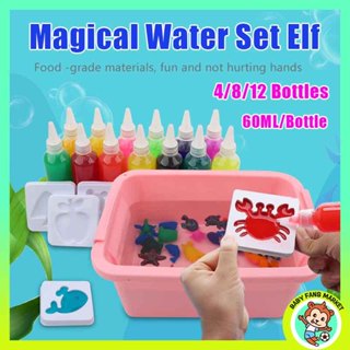 diy magic water sprite water baby set children solution beaded toys  handmade diy making materials 